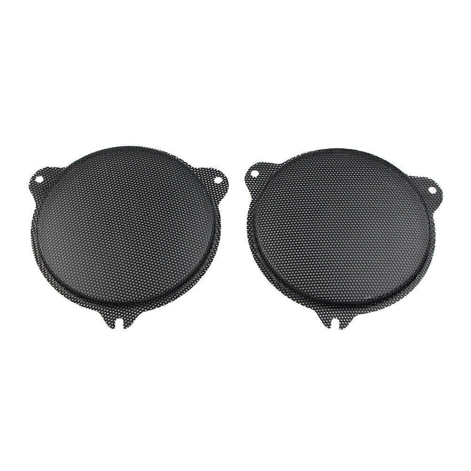 For Harley Davidson Electra Glide 2014-2018 2015 Front Mesh Speaker Grills Black - Imagem 2 de 4