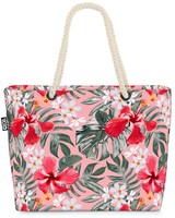 Hibiskus Monstera Blumen Beach Bag Hibiscus Frangipani Blumen GeblüMt Blumenmus