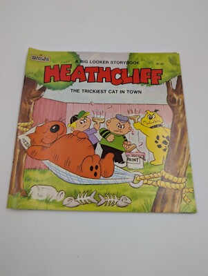 HEATHCLIFF ''THE TRICKIEST CAT IN TOWN'' (1983, Marvel Books, softcover) 
