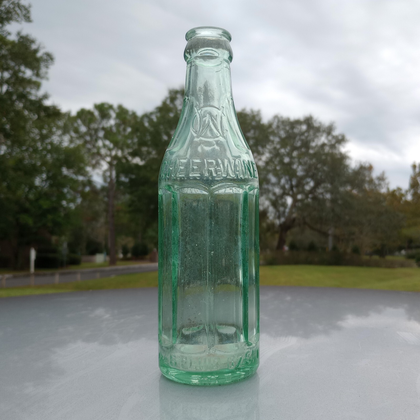 Cheerwine Bottling Co. Embossed Soda Bottle Salisbury North Carolina NC