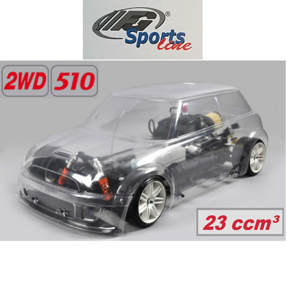 FG Modellsport 1:5 Sportsline 2WD 510 Chassis 23ccm³ FG Trophy gelb - Bild 2 von 4