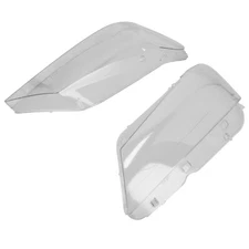 Pair Headlight Lens Cover For BMW X3 F25 2011-2014 Polycarbonate Smooth Finish