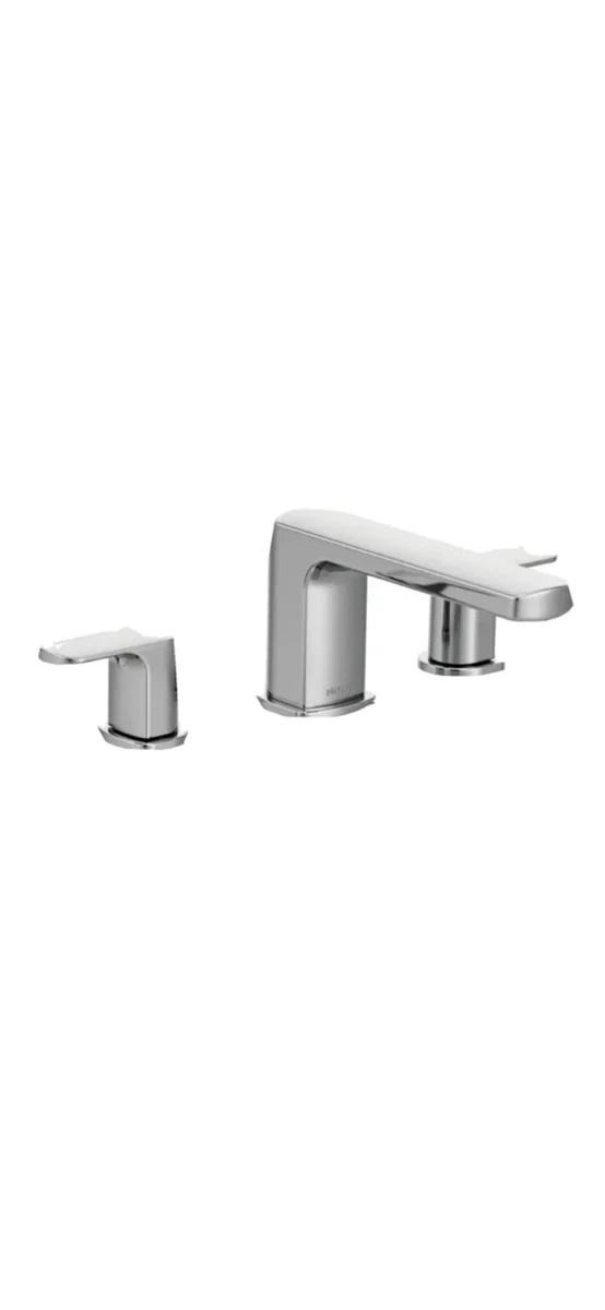Moen Rizon Chrome TwoHandle Low Arc Roman Tub Faucet