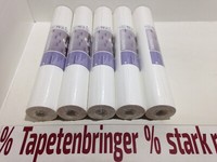 Vliestapete Rasch 5X 850208 (5Rollen) Unistruktur Weiß Restposten Wohnzimmer