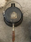 Wagner Ware Sidney 0 Cast Iron High Base Waffle Iron-3 Piece(828)