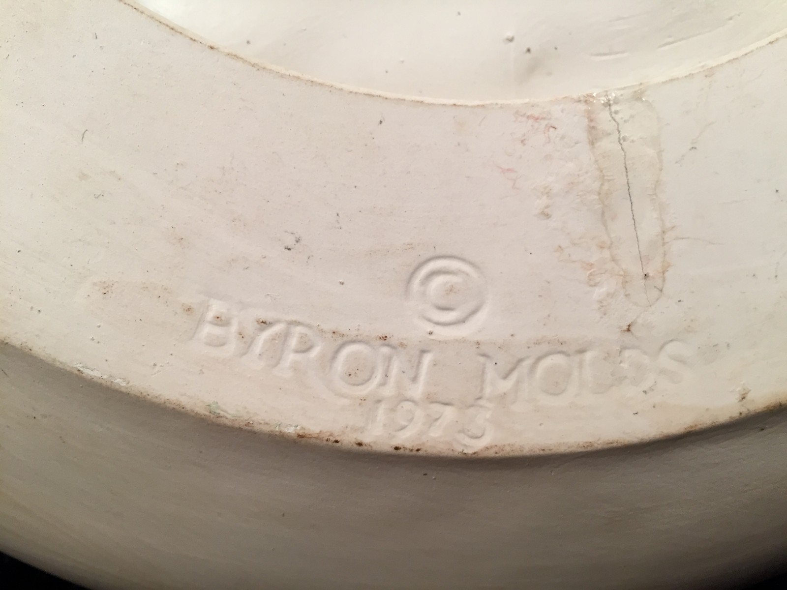 BYRON MOLDS 3D Farm Fall Scene Wall Plaque 1978 Signed