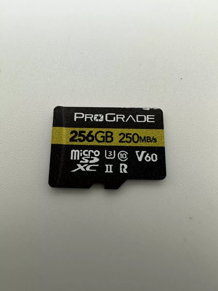 1X ProGrade Digital 256GB UHS-II microSDXC Memory Card with Up to