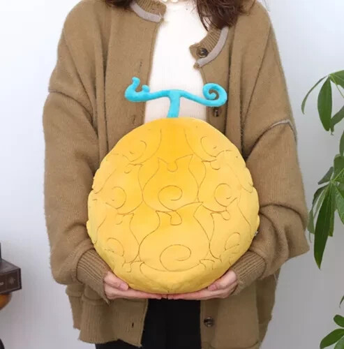 ONE PIECE Mugiwara Store Sabo Ace Flame-Flame Fruit Cushion 300mm Japan New - Picture 2 of 2