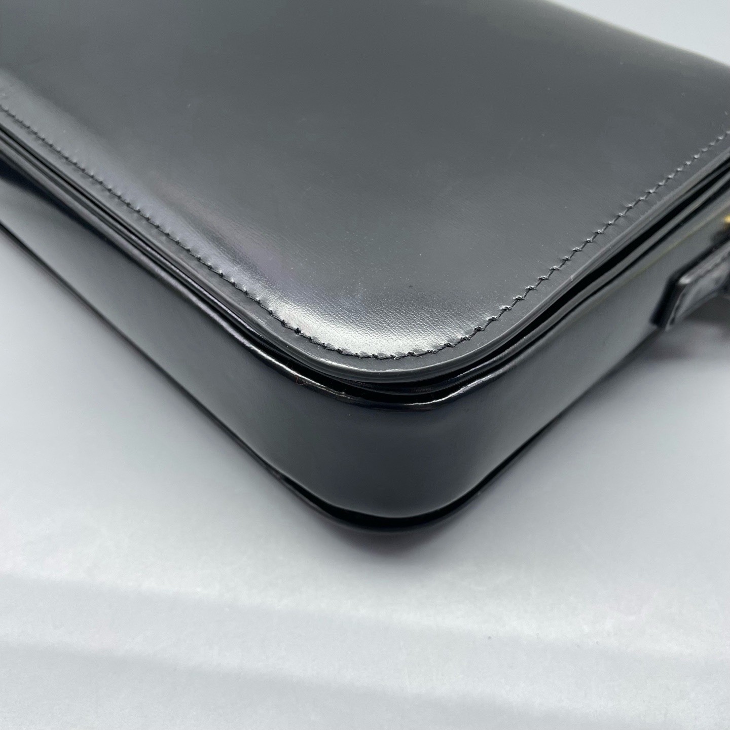 Authentic Celine Triomphe Medium Shoulder Bag – B… - image 16