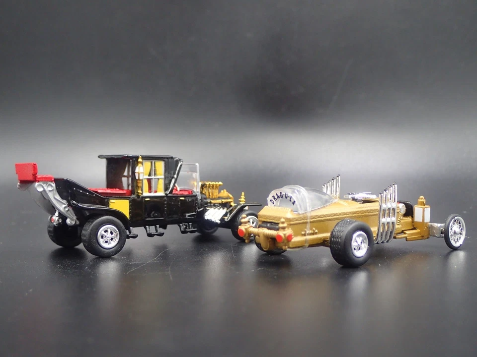 The Munsters Koach & Dragula Barris Legacy Set Raro 1:64 Scala Modellino Auto - Immagine 4 di 4