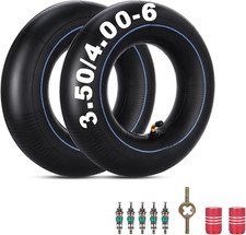 Inner Tube 4.00-6 4.10/3.50-6 Heavy Duty TR87 Bent Valve for Go Kart Mower ATV 2