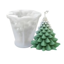 Silikonform Kerzenform Tannenbaum gro&szlig; XL Silikon Kerzen Form Gie&szlig;en Weihnachten