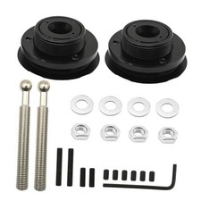2Pcs 2.36in/62mm Quick Latch Hood Pins, Universal Aluminum Alloy Hood Pin Kit,