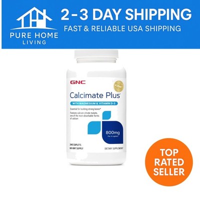Calcium Supplement with Magnesium & Vitamin D3 - 240 Caplets Unflavored