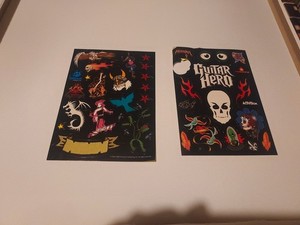 Guitar Hero Stickers 