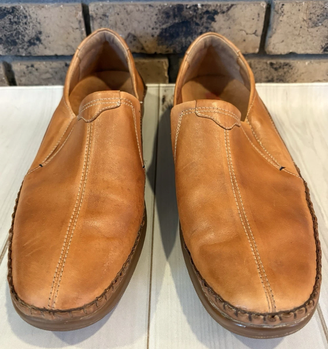 Sz8.5/9 - Pikolinos Mens Berna Loafer Brown Leather Slip On Casual Comfort Shoes Sz8.5/9 - Pikolinos Mens Berna Loafer Brown Leather Slip On  main image 3