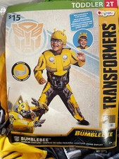 Disguise Transformer Bumblebee Child Toddler 2T Muscle Costume Halloween New
