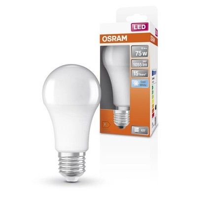 Osram LED Lampe Birne 10W = 75Watt E27 matt 1055lm Licht 840 Neutralweiß 4000K