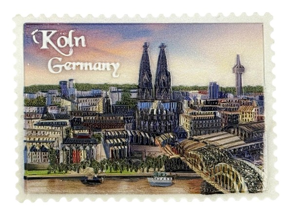KöLn Magnet Mit Stadtpanorama Und Dom Ansicht-image