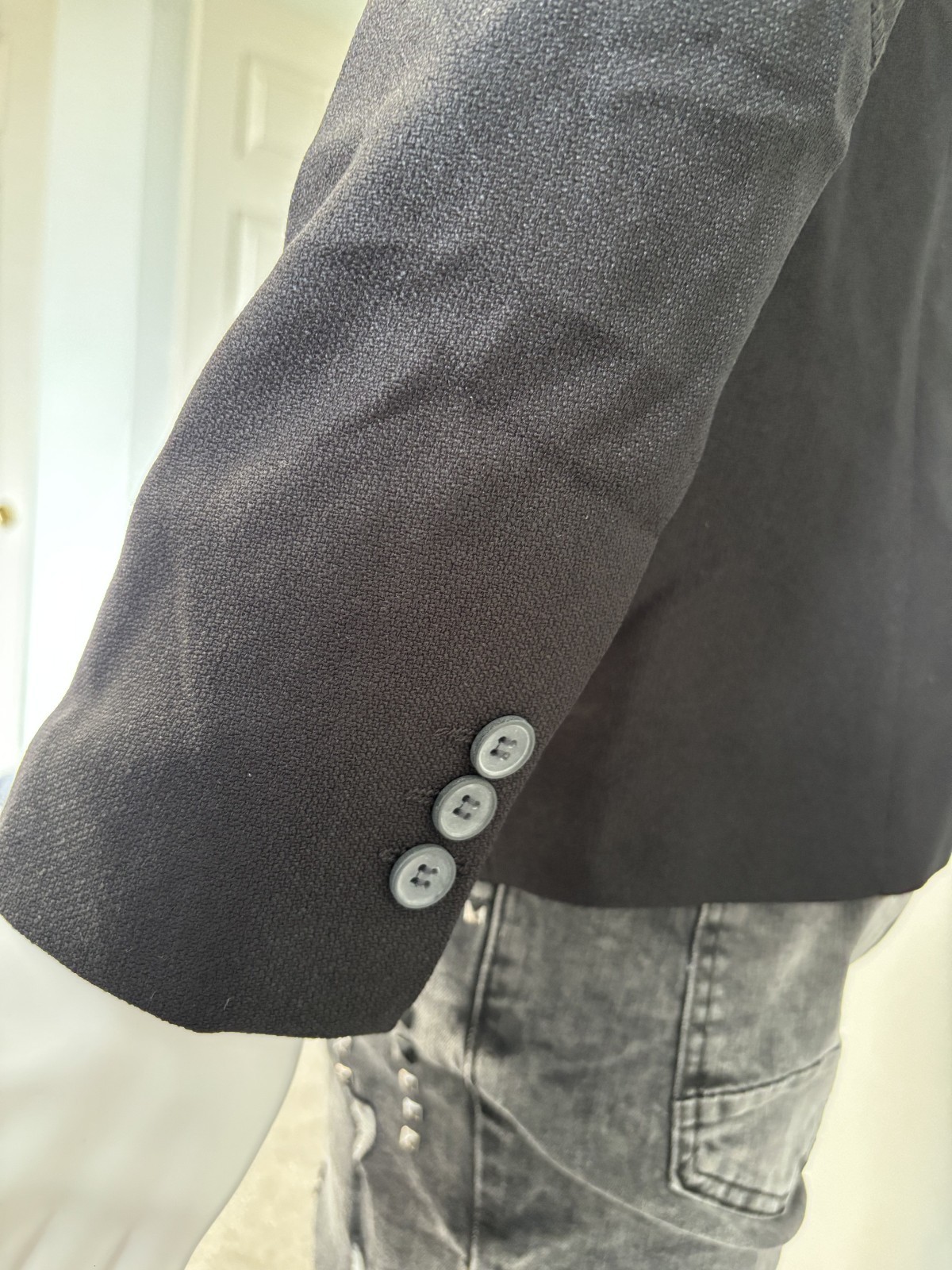 Daniel Jarmens Runway Collection Black Blazer Size 44US