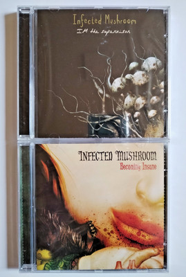 2 x Infected Mushroom CD Lot ''IM The Supervisor + Becoming Insane'' Goa Psytrance