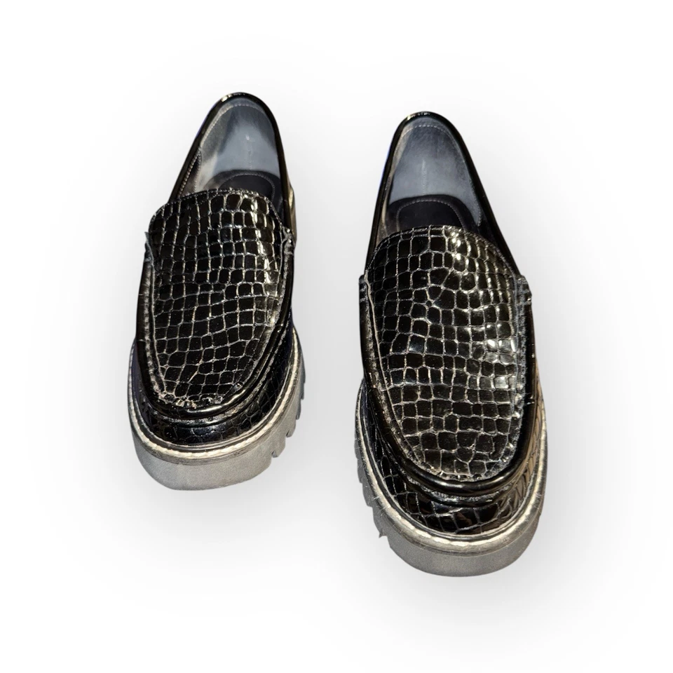 Mocasines para mujer Donald Pliner sintético/cuero, talla 7,5 M ¡en perfecto estado usado! Foto 2 de 4