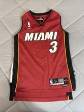 Miami Heat Dwayne Wade Reebok Youth Jersey - Size Small - RED Length 2 NBA