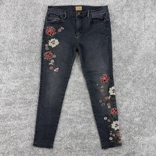 Driftwood Jeans Women s 28 Jackie Floral Embr...