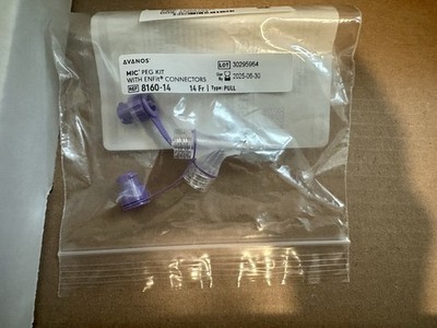 Avanos 14 Fr MIC PEG Replacement Feeding Adapter eNFit Connectors New Open Box