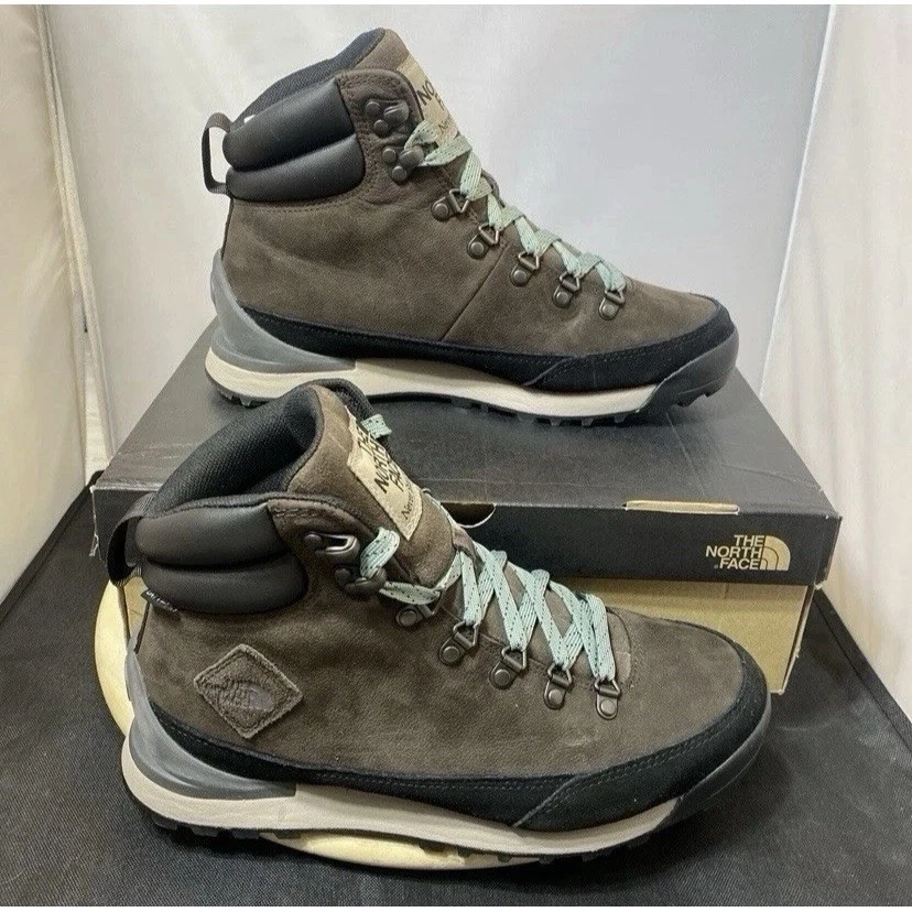 New! North Face Men Back To Berkeley IV Leather Waterproof Brown Hiking Sz 14