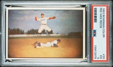 PEE WEE REESE 1953 BOWMAN COLOR PSA 5 ! *FRESHLY GRADED ! *CENTERED BEAUTY ! WOW