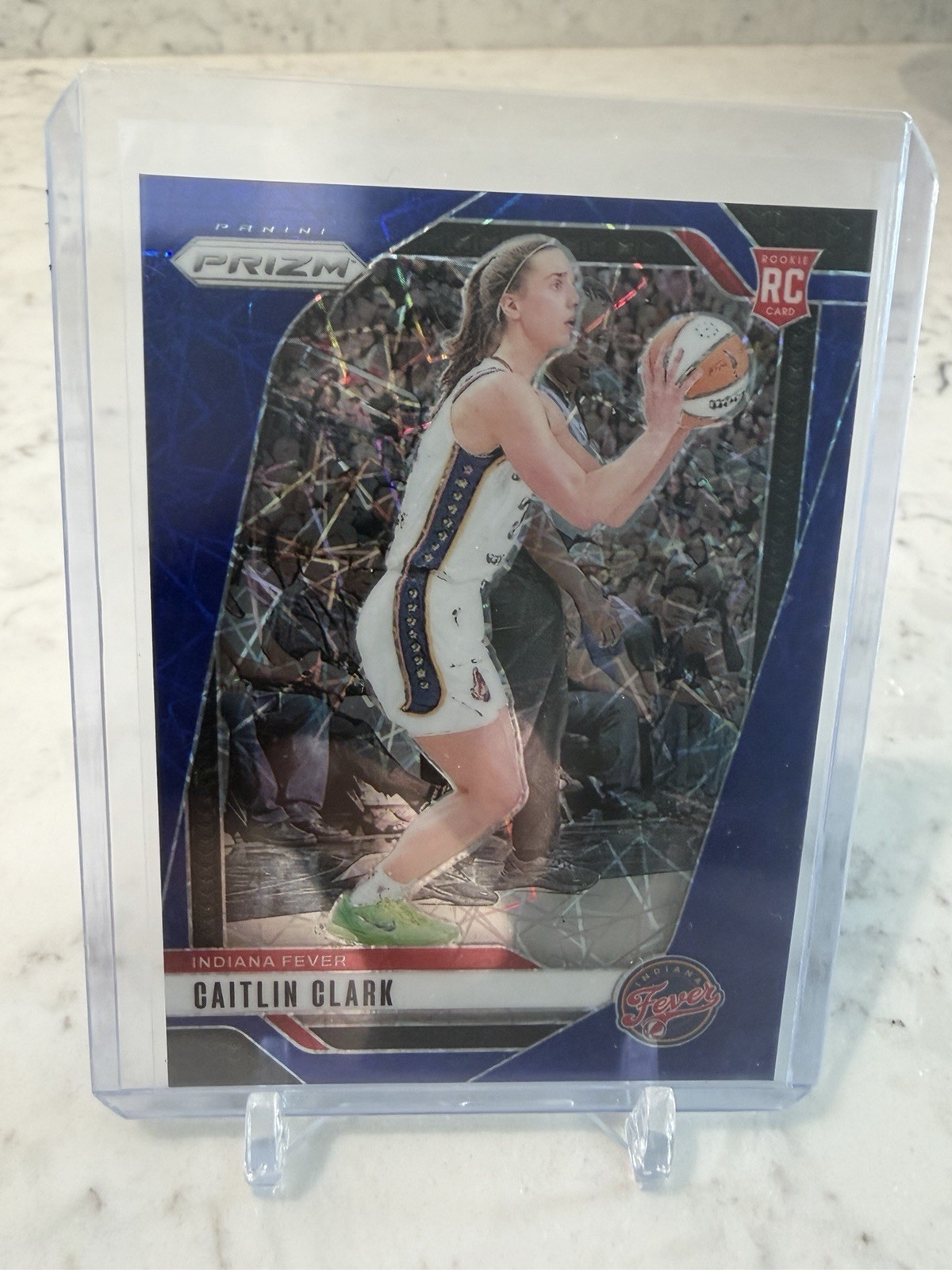 2024 Panini Prizm WNBA - Caitlin Clark #22 Blue Velocity Prizm (RC)