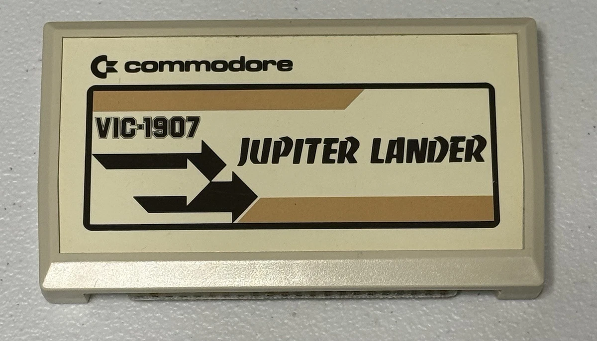 Cartouche Jeu Commodore VIC-20 - Atterrissage Sur Jupiter - OVP, Boîte D'origine