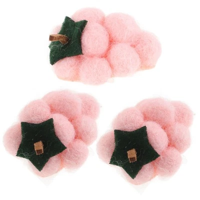 3 Pcs Pince À Cheveux Pochée Jolis Accessoires Pour Adolescentes - Photo 1/4