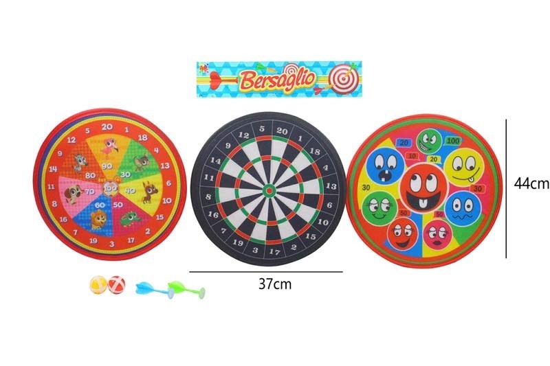 APEL PLASTIK BERSAGLIO CON 6 FRECCETTE 3 ASS 37887