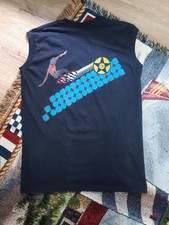 Vintage Ocean Pacific OP Sleeveless Surf Tank Top Black Graphic Shirt L