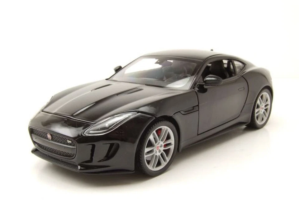 Jaguar F-Type Coupe 2015 schwarz Modellauto 1:24 Welly - Bild 1 von 4