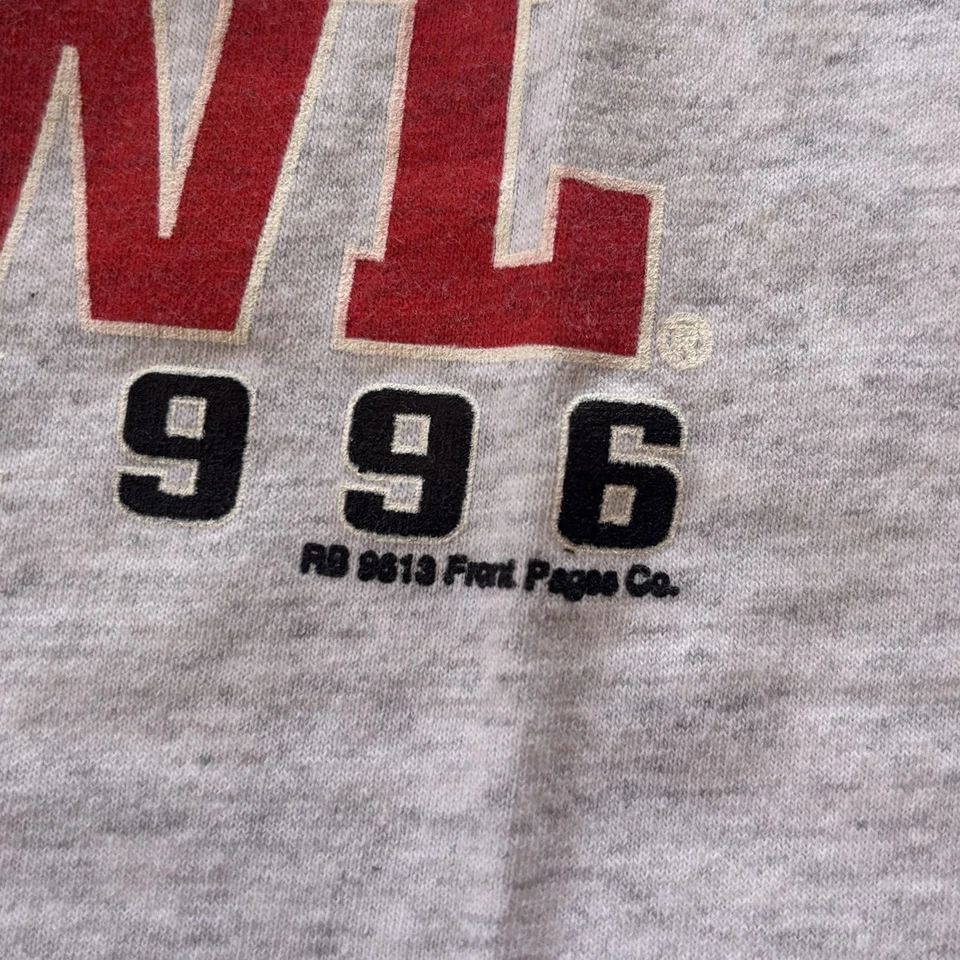 VTG 90s Northwestern Wildcats 1996 Rose Bowl Size XL Made In USA College NCAA - Image 4 of 4