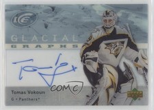 2007-08 Upper Deck Ice Glacial Graphs Tomas Vokoun #GG-TV Auto 1pc9