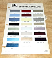 1966 Chrysler Imperial Paint Chips Crown 300 R-m Codes Vintage Oem Coupe 1966 Chrysler Imperial Paint Chips Crown 300 R-m Codes Vintage Oem Coupe
