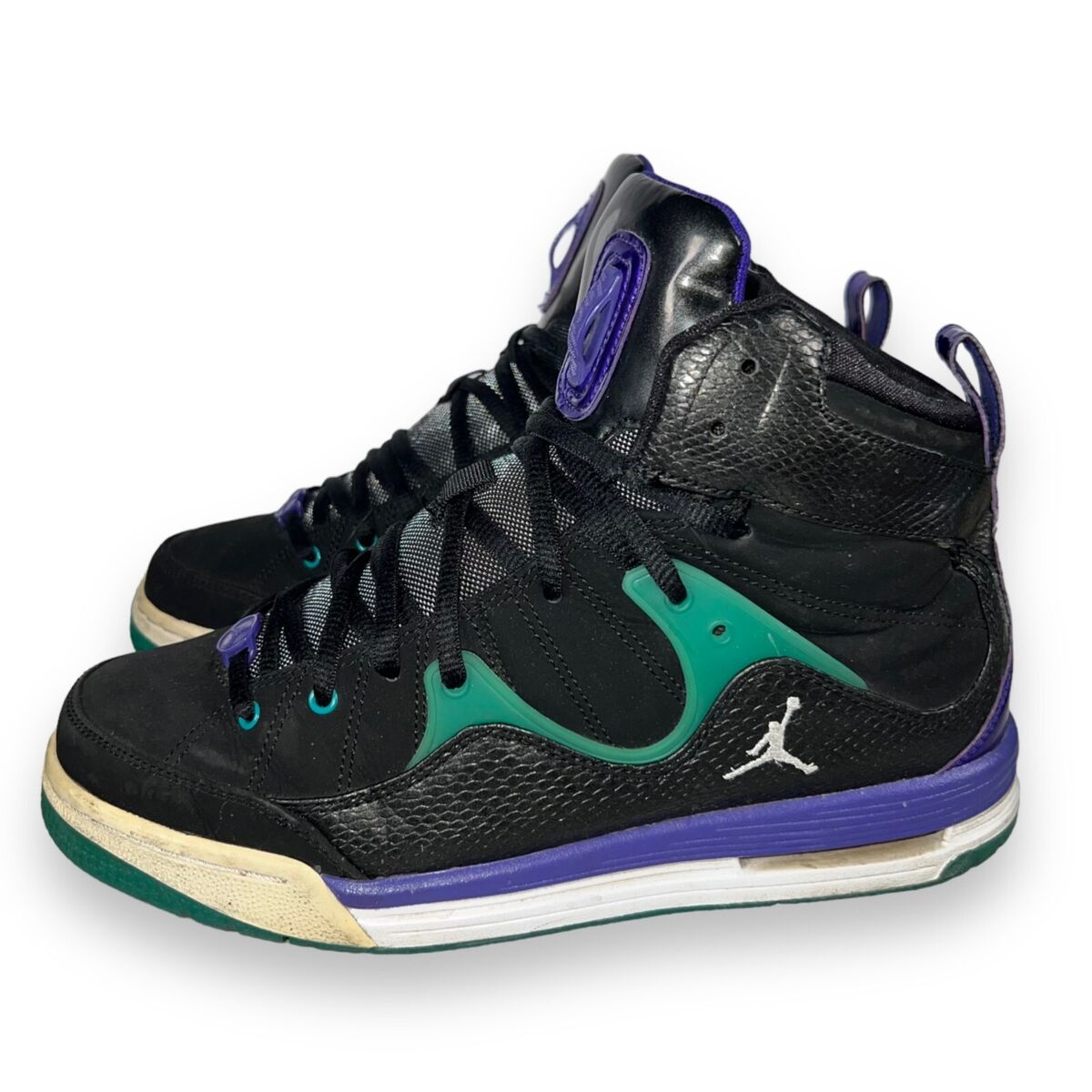 Air Jordan Flight TR 97 Black/Grape Purple/Aqua 428827-008 Air Jordan Flight TR 97 Black/Grape Purple/Aqua 428827-008
