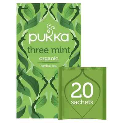 Pukka Herbs Three Mint Bio Kräutertee - 20 Teebeutel
