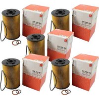 5X Mahle / Knecht ÖLfilter Ox 150D1 Oil Filter FüR Mercedes T2/LN1 Kasten/Kombi