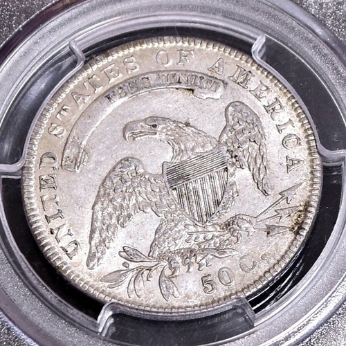 1834 Bust Half Dollar - Small Date & Letters - PCGS - AU55 (#58545-L) - Picture 8 of 12