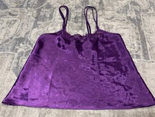 Womens Cabernet Cami Camisole Top Purple size Small Adjustable Straps