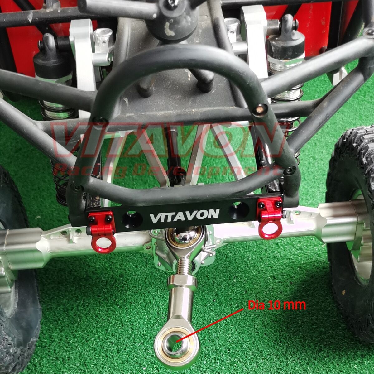 VITAVON HONCHO V2 Rear Bumper & Steel Trailer Hook For Axial VITAVON HONCHO V2 Rear Bumper & Steel Trailer Hook For Axial