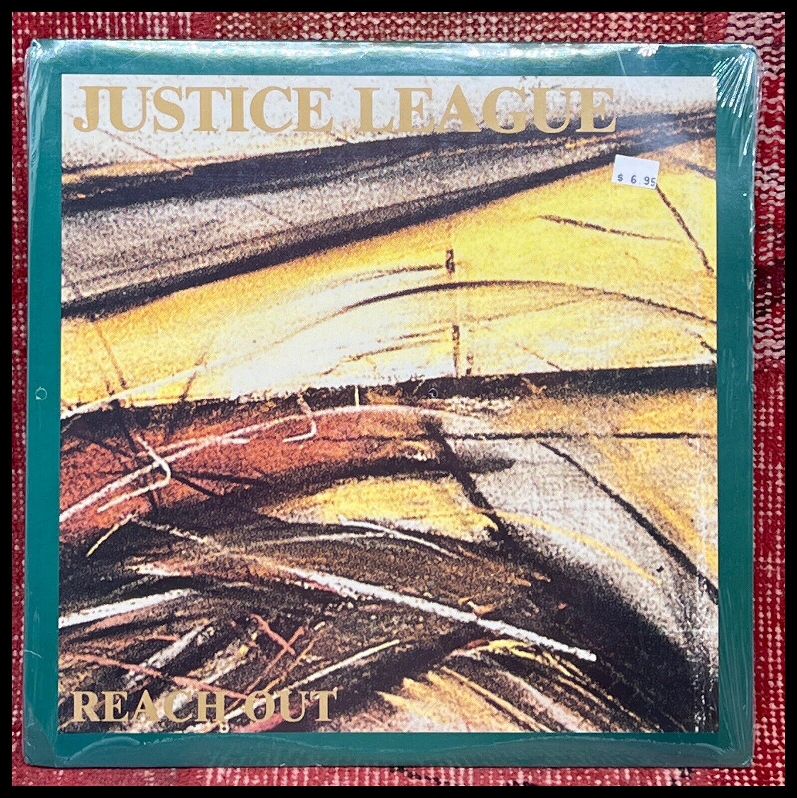 Justice League Reach Out Positive Force Records PF16 Mini-Album 1987 Shrink