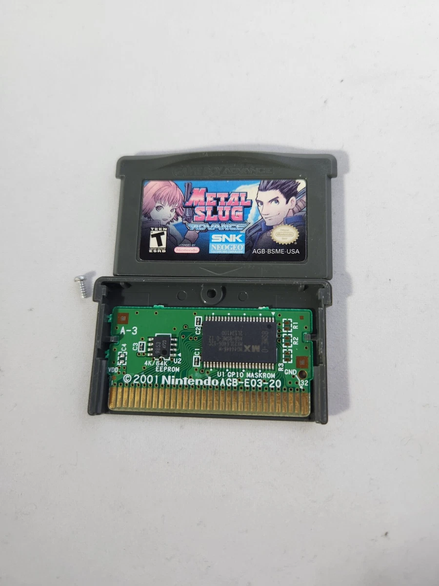 Métal Slug Advance - Game Boy Advance Games (GBA) videogame - Price & Rarity