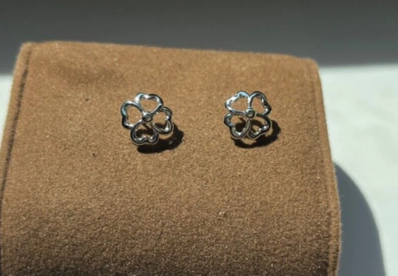 Pendientes Swarovski de plata de ley Foto 2 de 4