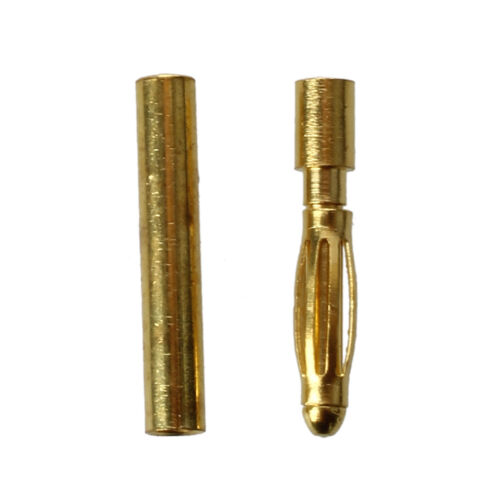 30pair 2.0mm Gold Bullet Banana Connector Plug fo RC Hobby ESC Motor Battery DIY - Picture 6 of 8